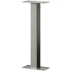 SALSBURY INDUSTRIES 4365D-NIC Roadside Standard Pedestal Nickel 32 Inch Height | AG3GKB 33KR37