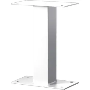 SALSBURY INDUSTRIES 4395WHT Standard Pedestal White 16 Inch Height | AG3GKK 33KR45