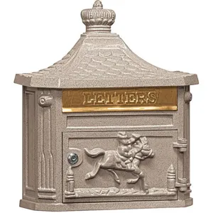 SALSBURY INDUSTRIES 4460BGE Victorian Mailbox Aluminium Beige | AH3RTT 33KR47