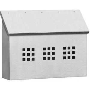 SALSBURY INDUSTRIES 4515 Traditional Mailbox Stainless Steel Decorative H | AG3GHU 33KP75