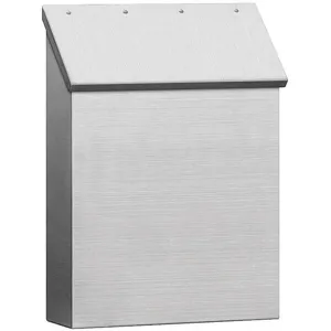 SALSBURY INDUSTRIES 4520 Traditional Mailbox Stainless Steel V Silver | AG3GHV 33KP76