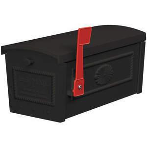 SALSBURY INDUSTRIES 4550BLK Townhouse Mailbox Post Style Black | AG3GRA 33KT83
