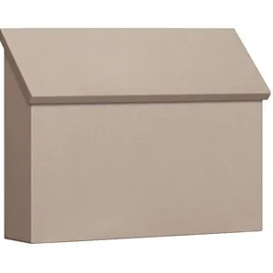 SALSBURY INDUSTRIES 4610BGE Traditional Mailbox Standard H Beige | AG3GGR 33KP12