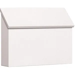 SALSBURY INDUSTRIES 4610WHT Traditional Mailbox Standard H White | AG3GGV 33KP15