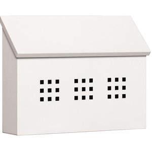 SALSBURY INDUSTRIES 4615WHT Traditional Mailbox Decorative H White | AG3GGZ 33KP19