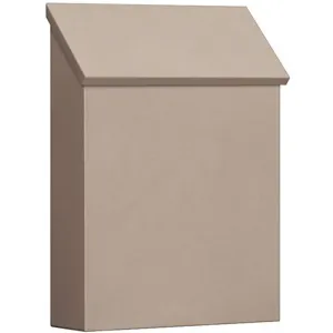 SALSBURY INDUSTRIES 4620BGE Traditional Mailbox Standard V Beige | AG3GHA 33KP20