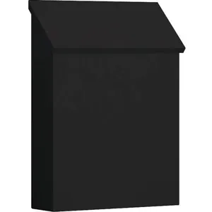 SALSBURY INDUSTRIES 4620BLK Traditional Mailbox Standard V Black | AG3GHB 33KP21