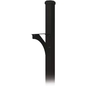 SALSBURY INDUSTRIES 4835BLK Decorative Mailbox Post Black 81 Inch Height | AG3GNJ 33KT25