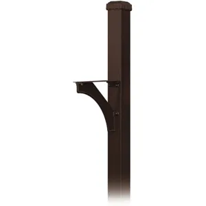 SALSBURY INDUSTRIES 4835BRZ Decorative Mailbox Post Bronze 4 Inch | AG3GNK 33KT26