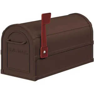 SALSBURY INDUSTRIES 4850A-BRZ Rural Mailbox Antique Bronze | AG3GLA 33KR60