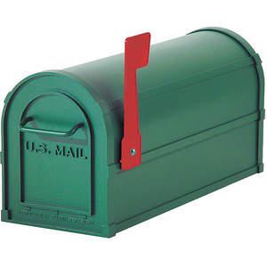 SALSBURY INDUSTRIES 4850GRN Heavy Duty Mailbox Green 9.5 x 7.5 x 20.5 In | AD3ERV 3YNZ3