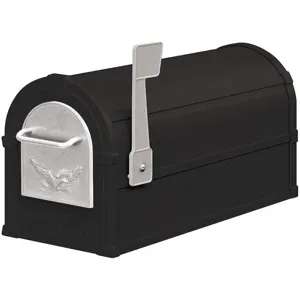 SALSBURY INDUSTRIES 4855E-BLS Rural Mailbox Eagle Black/silver | AG3GNV 33KT35