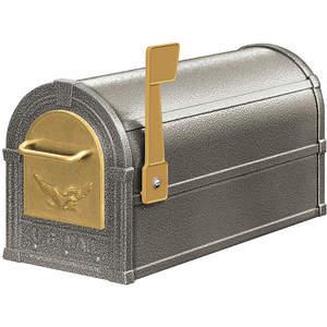 SALSBURY INDUSTRIES 4855E-PWG Rural Mailbox Eagle Pewter/gold | AG3GNY 33KT38
