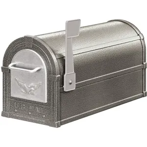 SALSBURY INDUSTRIES 4855E-PWS Rural Mailbox Eagle Pewter/silver | AG3GNZ 33KT39