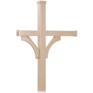 SALSBURY INDUSTRIES 4873BGE Deluxe Mailbox Post Beige 4 In.thickness | AG3GXL 33KV15