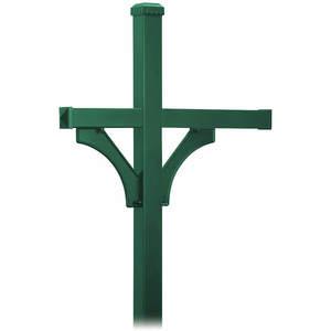SALSBURY INDUSTRIES 4873GRN Mailbox Post Green 4 Inch Thickness | AG3GXR 33KV20