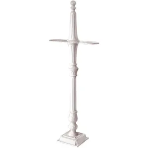 SALSBURY INDUSTRIES 4892WHT Classic Mailbox Post White 58 Inch Height | AG3GXZ 33KV27