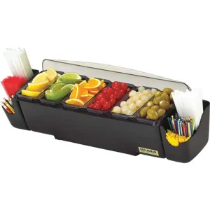 SAN JAMAR BD4006S Condiment Center Six Tray | AE7RTF 6ADK5 / BD4006SGR