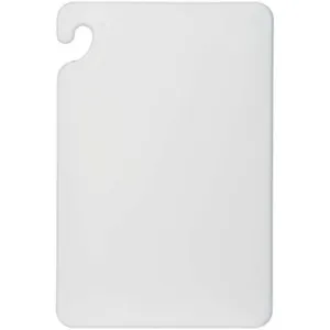 SAN JAMAR CB121812WH Cutting Board 12 x 18 White | AE7RUU 6ADR1 / CB121812WHGR