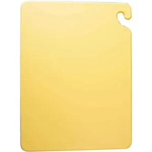 SAN JAMAR CB152012YL Cutting Board 20 x 15 x 1/2 Inch Yellow | AF6AEA 9TZX3