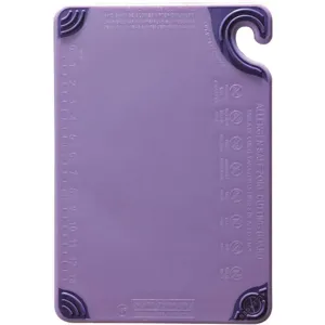 SAN JAMAR CBG121812PR Cutting Board 12 x 18 Purple | AE7XCJ 6AZW5