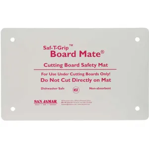 SAN JAMAR CBM1622 Cutting Board Mat 16 x 22 White | AE7XDK 6AZZ1