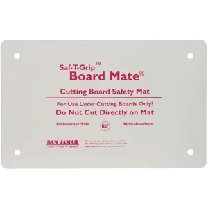 SAN JAMAR CBM1318 Cutting Board Mat 13 x 18 White | AE7XDJ 6AZZ0 / CBM1318GR