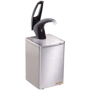 SAN JAMAR P4800BK Condiment Pump With Box Black Stainless | AE7ZWA 6CAH6