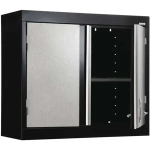 SANDUSKY LEE GW1F301226-M9 Modular Wall Cabinet 30 inch width Gray/Black | AH9AHV 39EY21