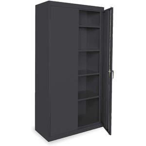 SANDUSKY LEE CA41361872-09 Storage Cabinet Black 24 Gauge 72 Inch Height | AD6VXM 4BB73