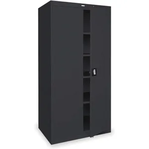 SANDUSKY LEE EA4R361872-09 Storage Cabinet Standard Black Welded | AD6VYU 4BE31