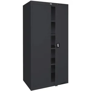 SANDUSKY LEE EA4R462478-09 Storage Cabinet Standard Black Welded | AD2ETK 3NVA6