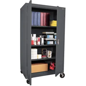 SANDUSKY LEE TA3R362460-02 Mobile Storage Cabinet Welded Charcoal | AE3GBZ 5DCN3