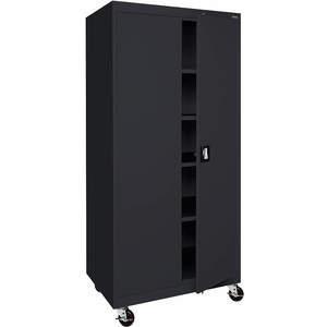 SANDUSKY LEE TA4R362472-09 Mobile Storage Cabinet Welded Black | AE3GCM 5DCT0