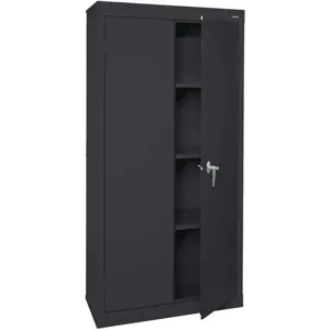 SANDUSKY LEE VF31301872-09 Storage Cabinet 30 Inch Width x 18 Inch Depth Black | AH9AHU 39EY20