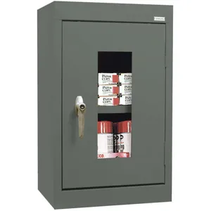 SANDUSKY LEE WA1V161226-02 Storage Cabinet 16 inch width Charcoal | AH9AHA 39EX99