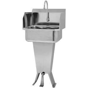 SANI-LAV 5031 Handwaschbecken mit Wasserhahn 19 Zoll Länge 18 Zoll Breite | AG9ZTV 23PH35