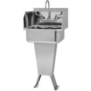SANI-LAV 503FL Handwaschbecken mit Wasserhahn 19 Zoll Länge 18 Zoll Breite | AD3LUA 40D706