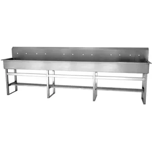 SANI-LAV 512F8 Wash Station 120 Inch Length 20 Inch Width 45 Inch Height | AE4NHG 5LYA5