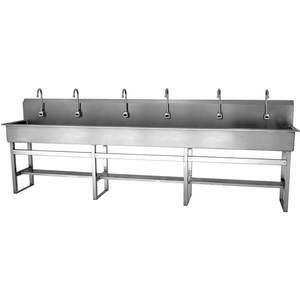 SANI-LAV 512FBL Wash Station 120 Inch Length 20 Inch Width 45 Inch Height | AD3LVY 40D750
