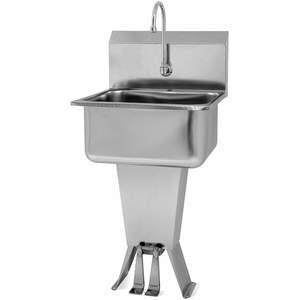 SANI-LAV 521L Handwaschbecken mit Wasserhahn 21 Zoll Länge 20 Zoll Breite | AD3LUH 40D713