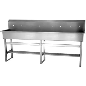 SANI-LAV 58F8 Wash Station 80 Inch Length 20 Inch Width 45 Inch Height | AE4NHF 5LYA4