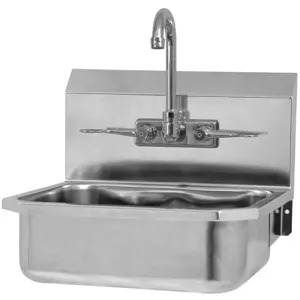 SANI-LAV 605FL Hand Sink 16 Inch Length 15-1/4 Inch Width 13 Inch Height | AD3LUM 40D717