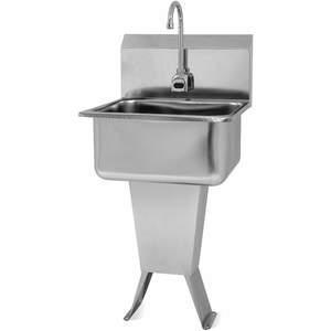 SANI-LAV ES2-521L Handwaschbecken mit Wasserhahn 21 Zoll Länge 20 Zoll Breite | AD3LUK 40D715