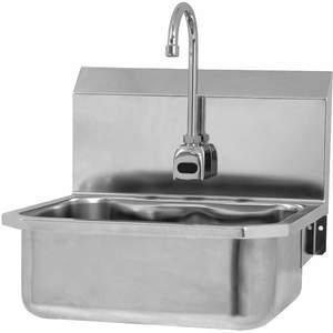 SANI-LAV ESB2-505L Handwaschbecken mit Wasserhahn 19 Zoll Länge 18 Zoll Breite | AD3LTP 40D695