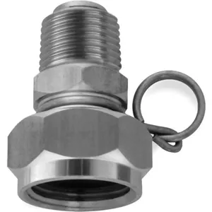 SANI-LAV N11S Swivel Hose Adapt Stainless Steel 1/2 Inmnpt 2 Inch Length | AA8FRZ 18D881