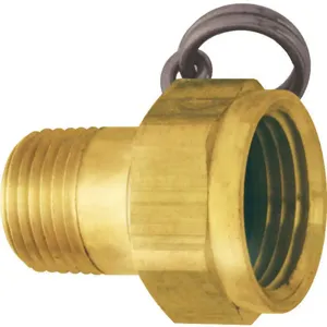 SANI-LAV N13 Non-swivel Hose Adapter Brass 1-1/4 Inch | AF8LZM 28DW02