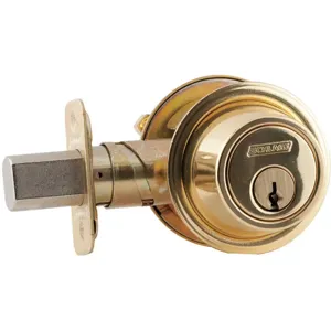 SCHLAGE B560P C-KWY 605 Deadbolt Hd Polished Brass 6 Pins | AC7BCZ 36Z078