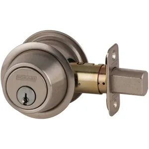 SCHLAGE B562P 619 Deadbolt 2 Grade Satin Nickle | AH9VFT 44ZX37