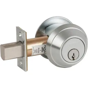 SCHLAGE B662P C123 626 Deadbolt Hd Satin Chrome Sfic Not Incl. | AC7BDP 36Z097